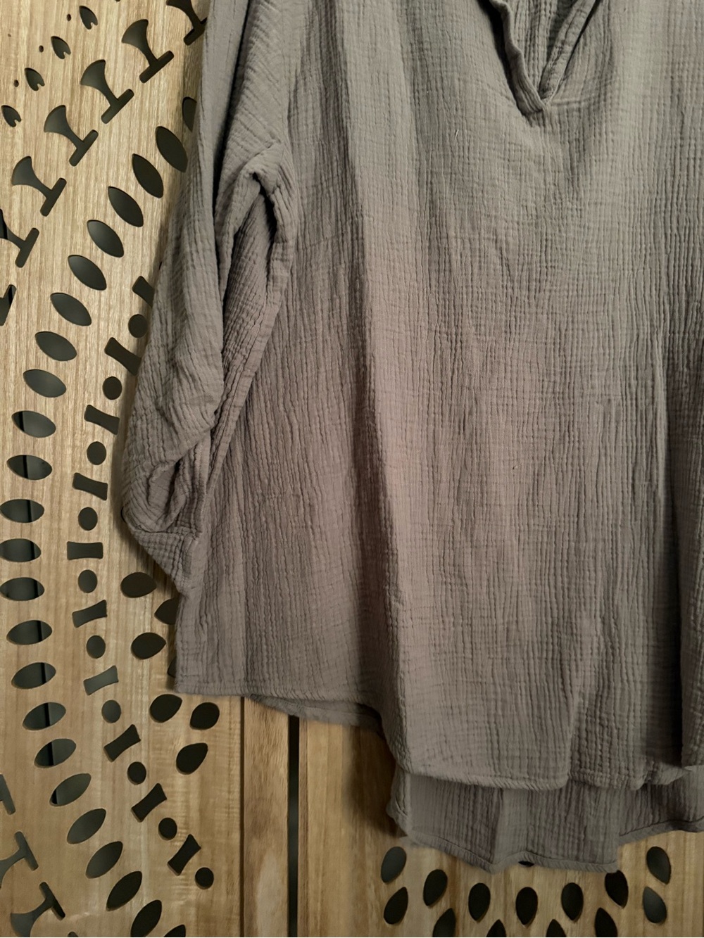 Sun Moda California Gauze Cotton Tunic Top Size 2XL - Picture 4 of 6